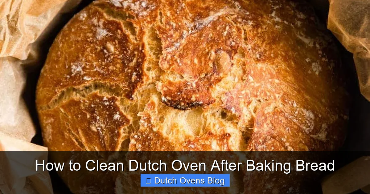 How to Clean Dutch Oven After Baking Bread