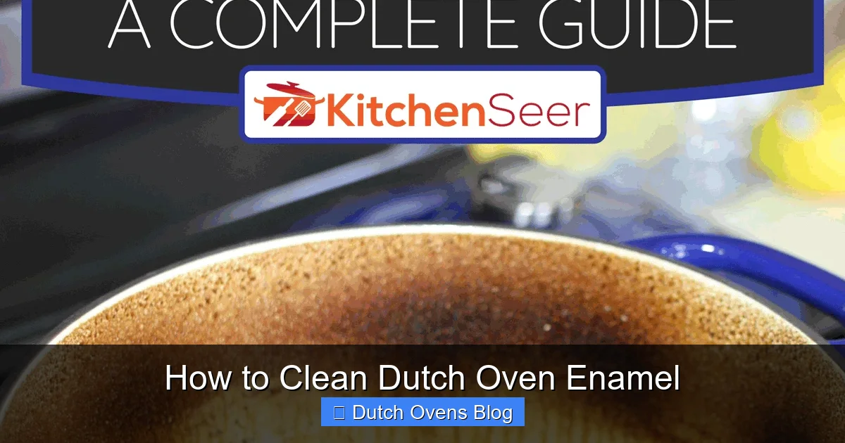 How to Clean Dutch Oven Enamel