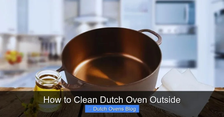How to Clean Dutch Oven Outside