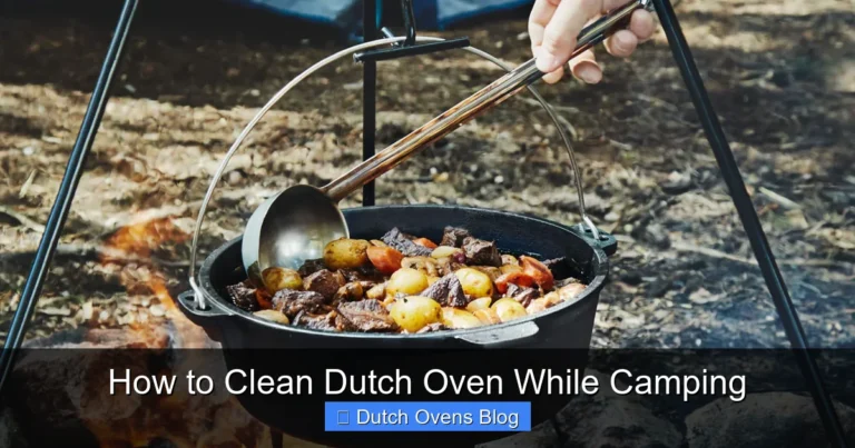 How to Clean Dutch Oven While Camping
