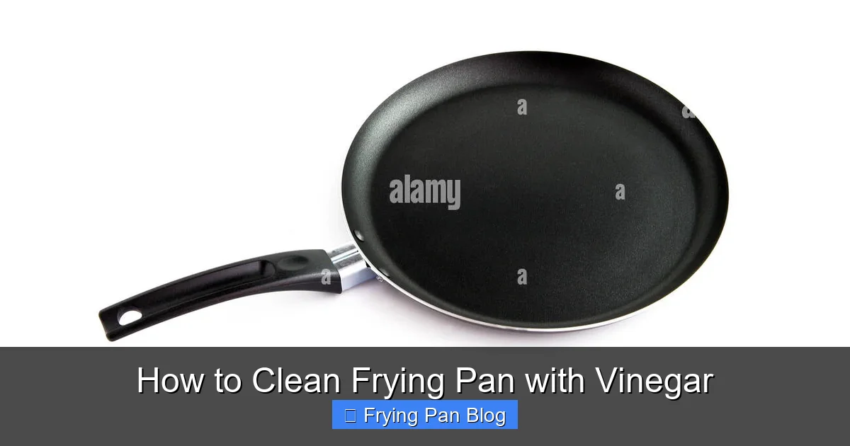 How to Clean Frying Pan with Vinegar