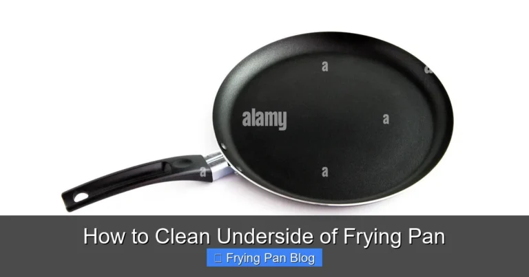 How to Clean Underside of Frying Pan