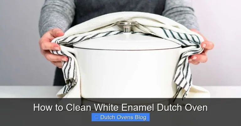 How to Clean White Enamel Dutch Oven