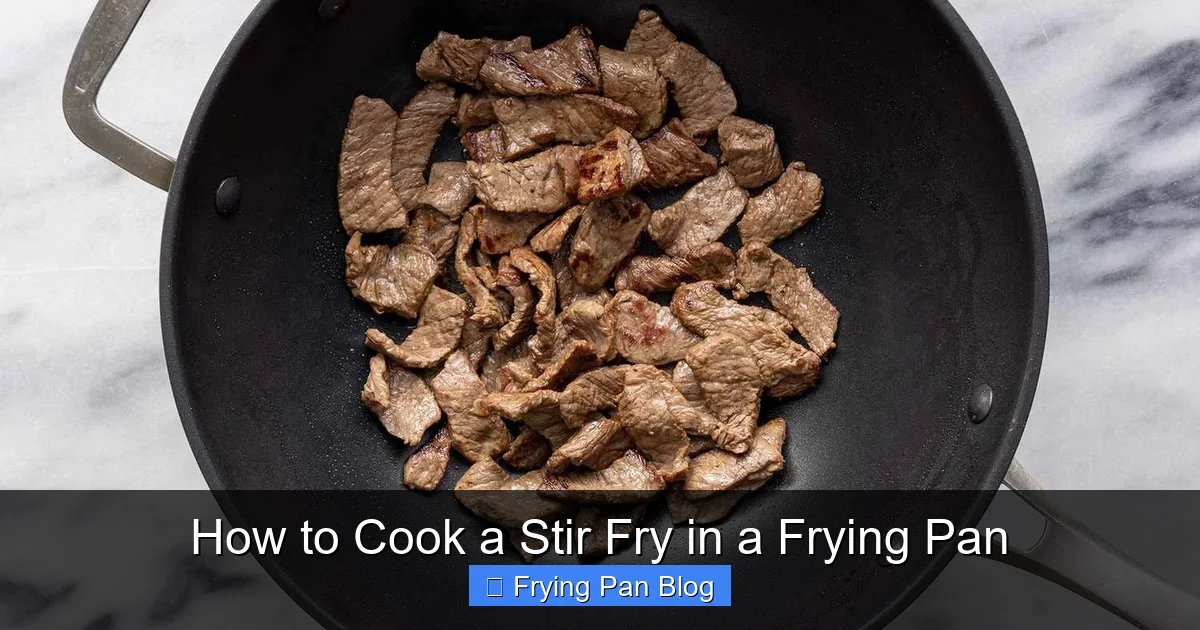 How to Cook a Stir Fry in a Frying Pan