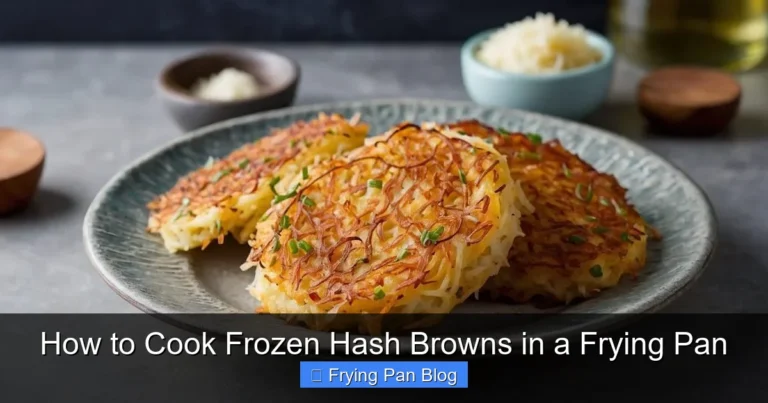 How to Cook Frozen Hash Browns in a Frying Pan