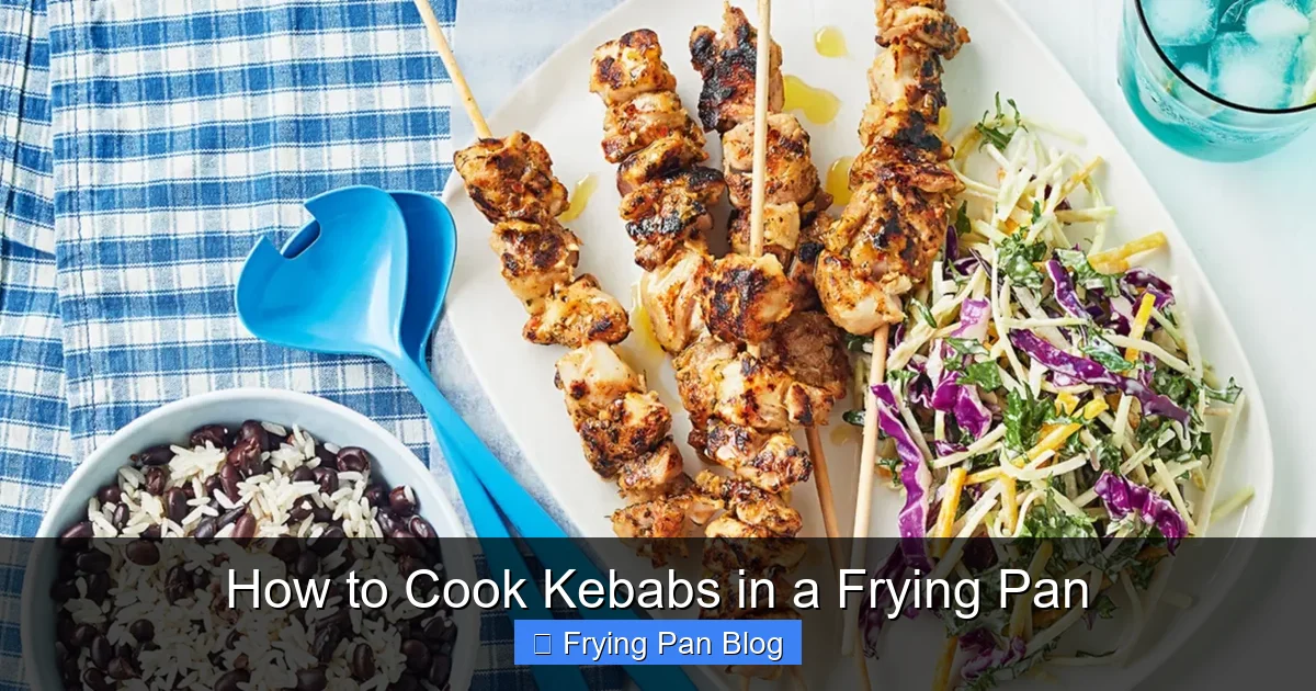 How to Cook Kebabs in a Frying Pan