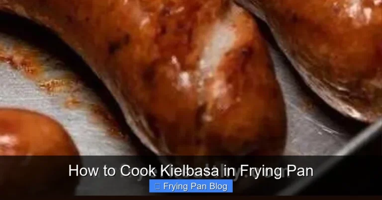 How to Cook Kielbasa in Frying Pan
