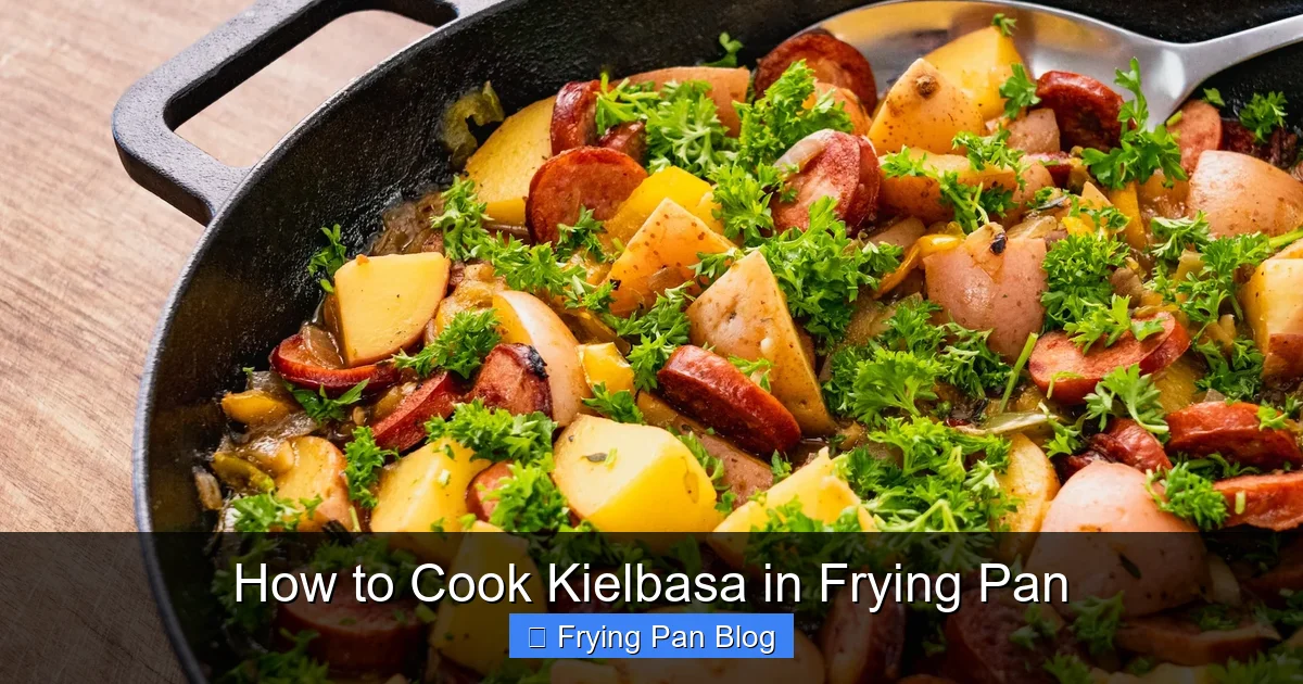 How to Cook Kielbasa in Frying Pan