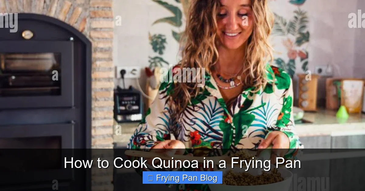 How to Cook Quinoa in a Frying Pan