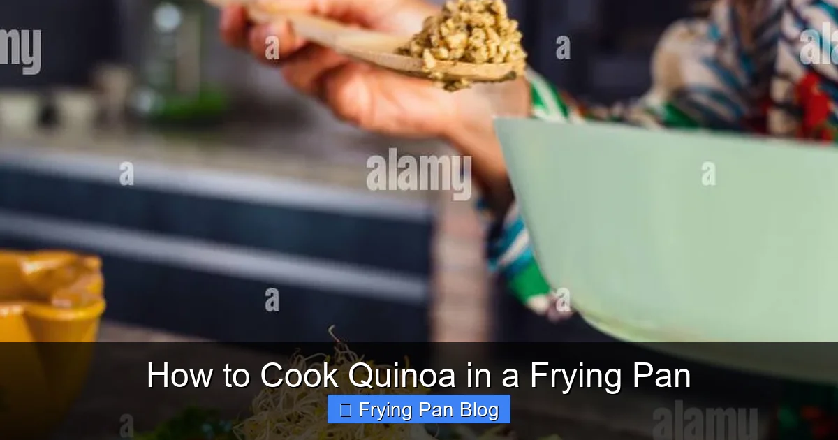 How to Cook Quinoa in a Frying Pan
