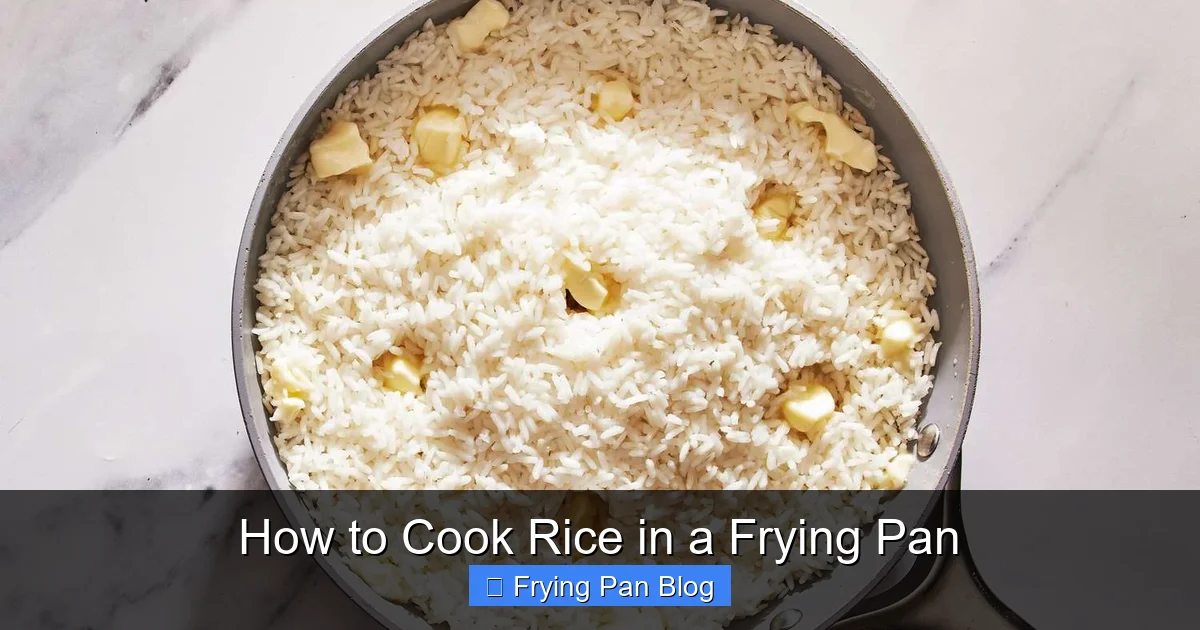 How to Cook Rice in a Frying Pan