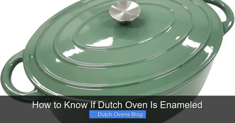 How to Know If Dutch Oven Is Enameled