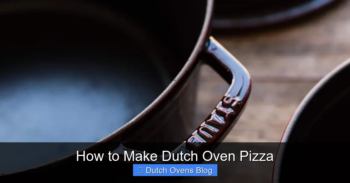 How to Make Dutch Oven Pizza