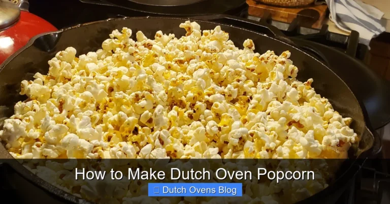 How to Make Dutch Oven Popcorn