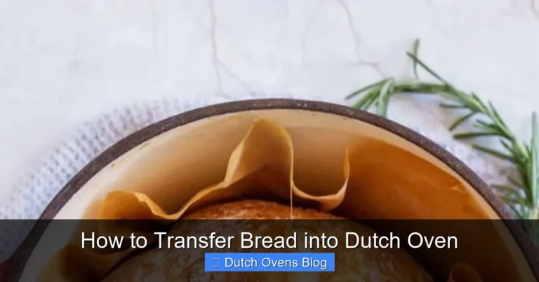 How to Transfer Bread into Dutch Oven