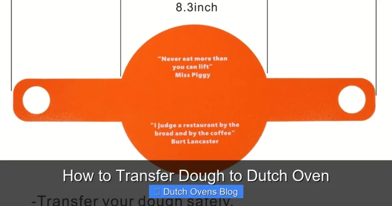 How to Transfer Dough to Dutch Oven