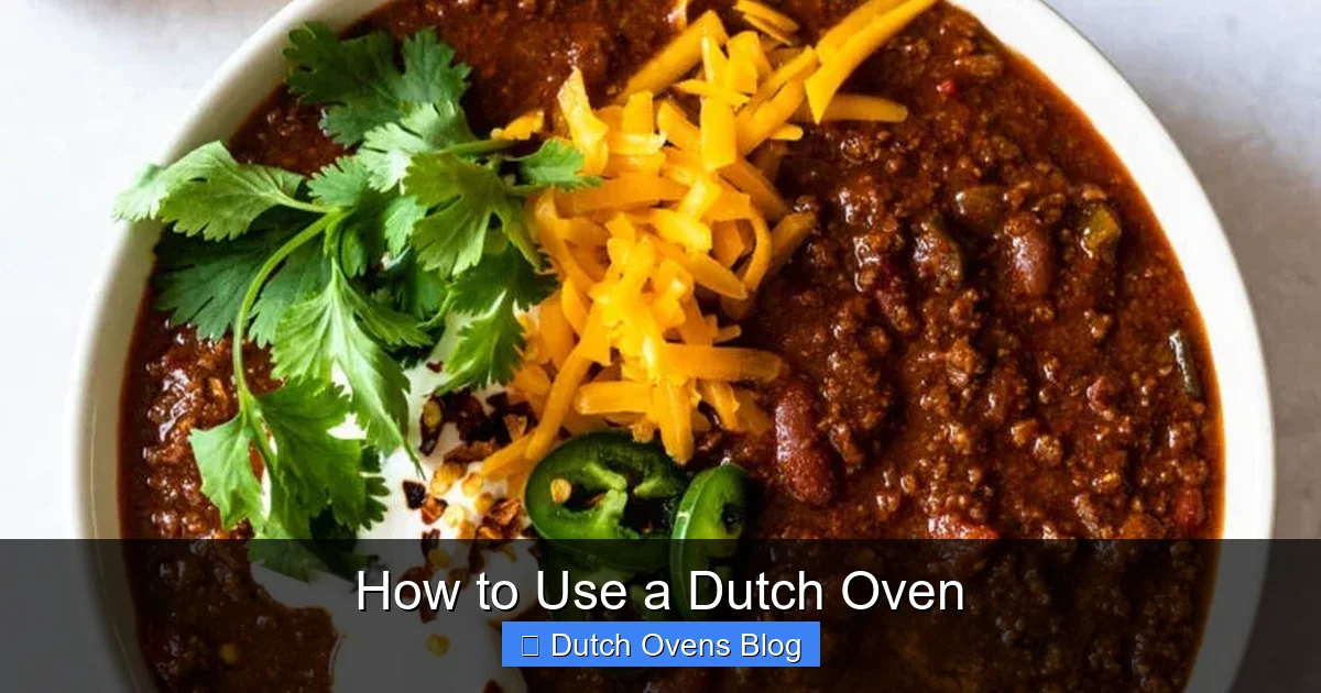 How to Use a Dutch Oven