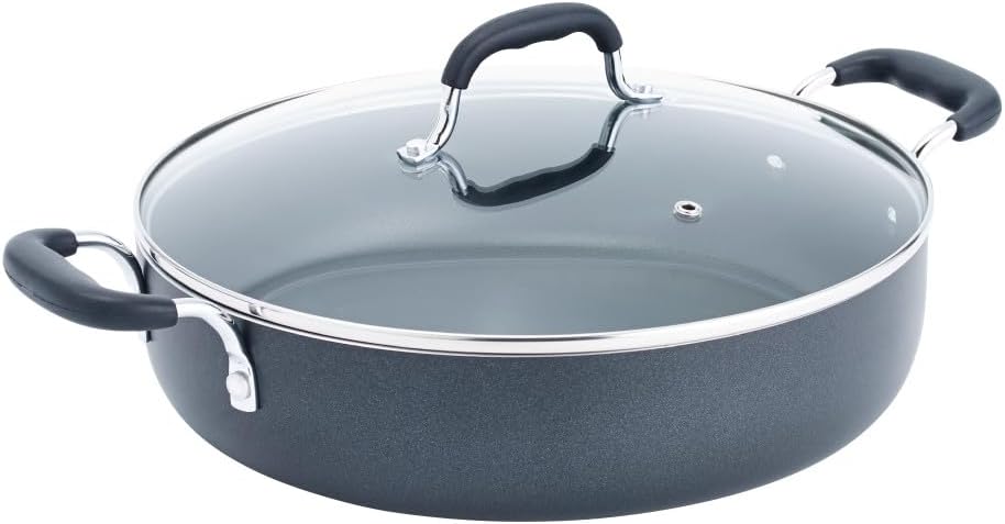 T-fal 12-Inch Nonstick Deep Covered Everyday Pan with Ergonomic Stay-C