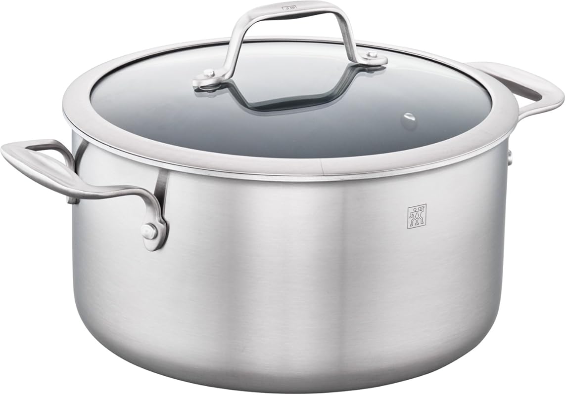 ZWILLING Spirit 3-Ply 6-Quart Stainless Steel Ceramic Nonstick Dutch O