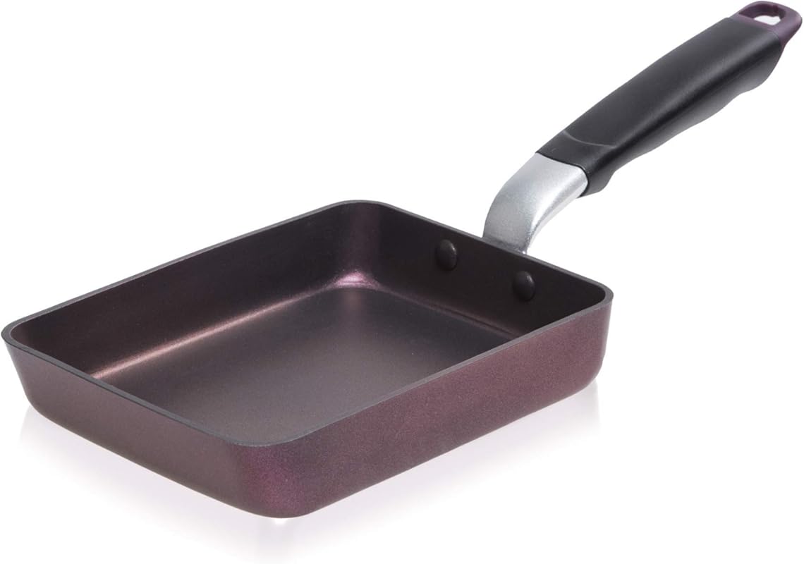 TECHEF Tamagoyaki Pan Purple – PFOA-Free, Dishwasher Safe, Induction-R