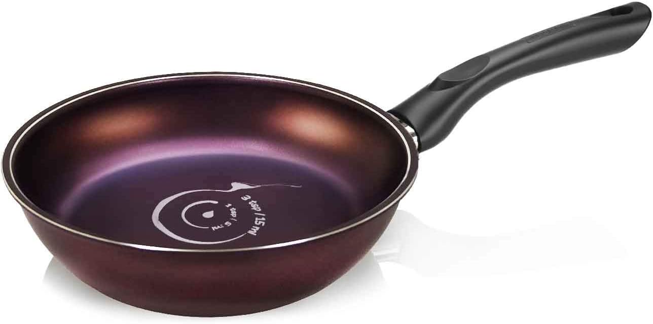 TECHEF Art Pan Collection 8-Inch Nonstick Frying Pan, Made in Korea, D