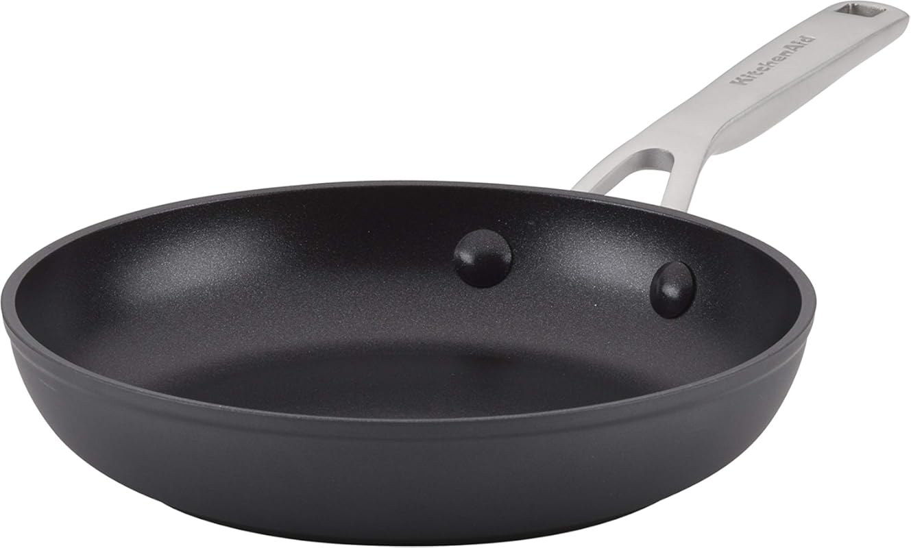 KitchenAid 8.25 Inch Hard Anodized Induction Nonstick Fry Pan, Durable