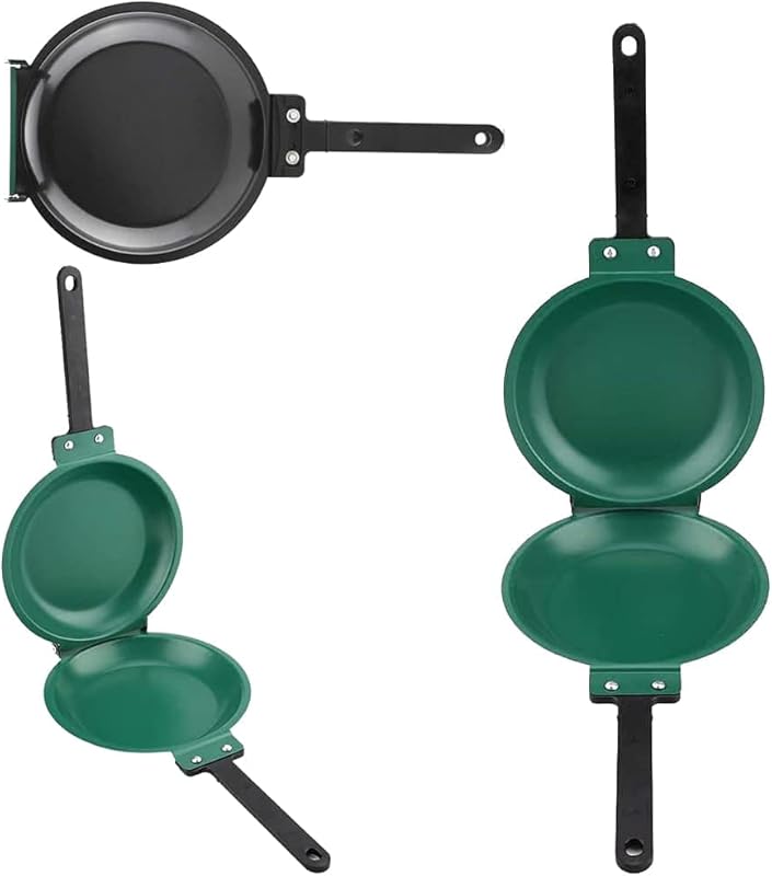 Killer's Instinct Double-Sided Frying Pan with Easy-Clean Flip Design,