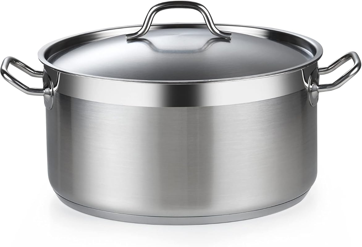 Cooks Standard 9-Quart Professional Stainless Steel Dutch Oven Cassero