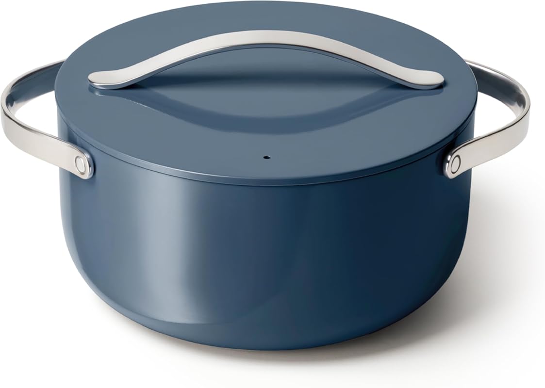 Caraway 6.5 Qt Nonstick Ceramic Dutch Oven, PTFE & PFOA Free, Oven Saf