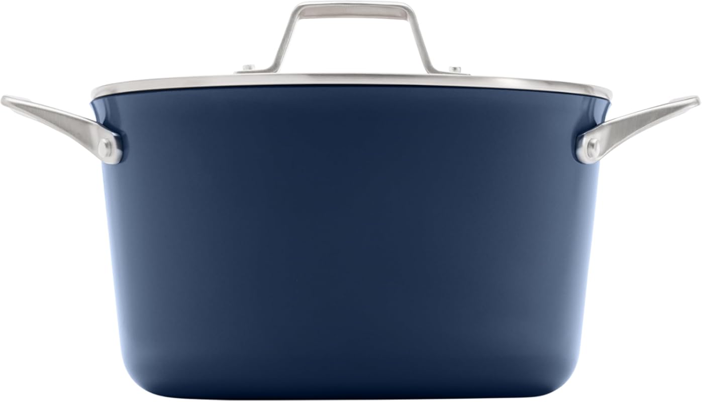 Calphalon Premier 7-Quart Midnight Blue Ceramic Nonstick Dutch Oven wi