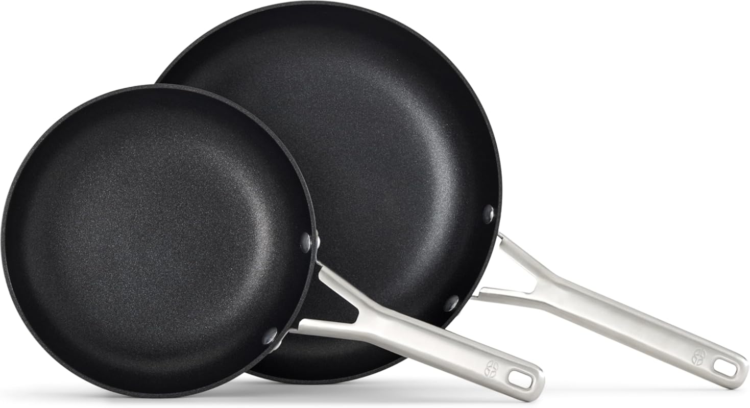 Calphalon Hard-Anodized Nonstick Fry Pan Set with 8" and 10" Skillets,