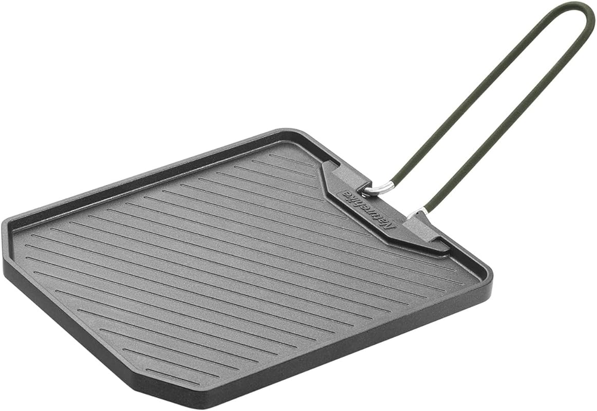 Naturehike 7.7x8.9in Nonstick Camping Frying Pan with Folding Handle,