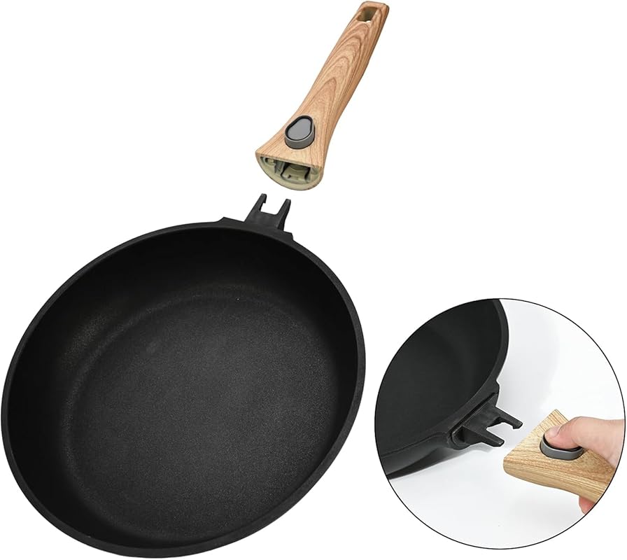 9.5 Inch Nonstick Skillet with Removable Handle, Oven and Dishwasher S