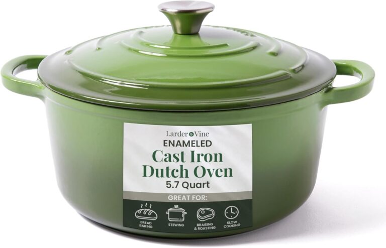 Larder & Vine Enameled Cast Iron 5.7qt Dutch Oven Review 2026: Versatile Bread B