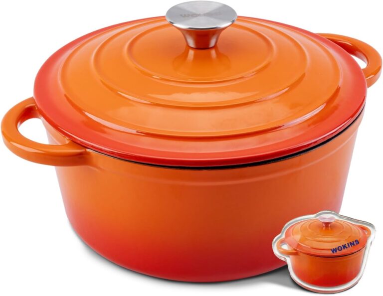 7QT Enameled Cast Iron Dutch Oven Review 2026: Heavy-Duty Cookware for Baking &