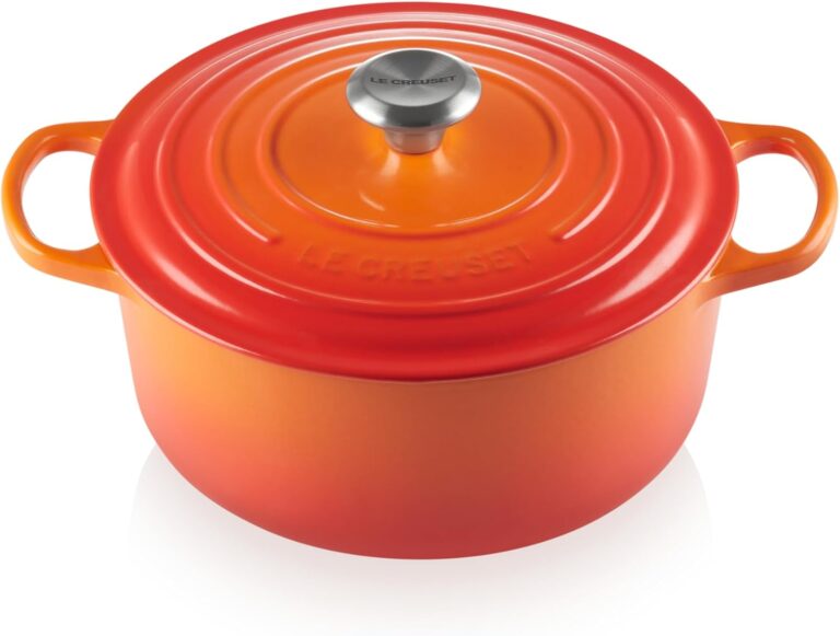 Le Creuset Enameled Cast Iron Dutch Oven Review 2026: Durable 5.5 qt Flame