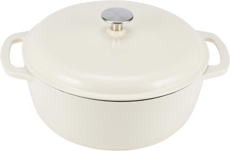 Amazon Basics Enameled Cast Iron Dutch Oven Review 2026: Durable Oven-Safe Pot
