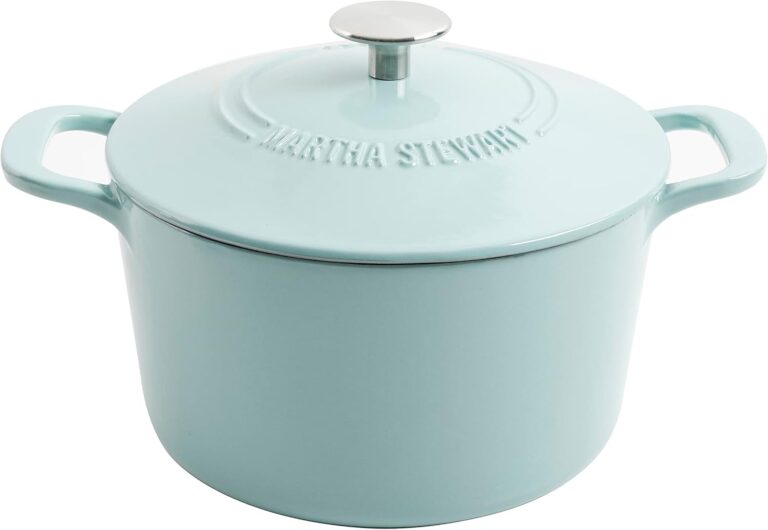 MARTHA STEWART Gatwick Dutch Oven Review 2026: Durable 7-Quart Enamel Cookware