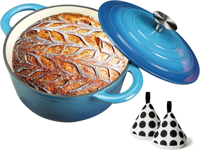 Enameled Cast Iron Dutch Oven Review 2026: Durable 3 Quart Pot for Baking & Brai