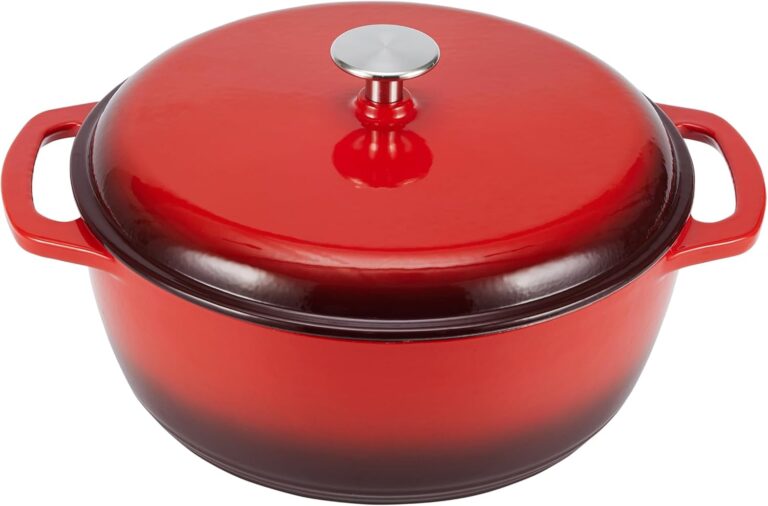 Amazon Basics Enameled Cast Iron Dutch Oven Review 2026: Heavy-Duty Oven Safe Po