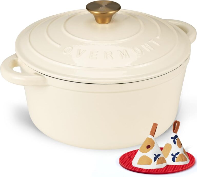 Overmont Enameled Cast Iron Dutch Oven Review 2026: Durable & Versatile Cookware