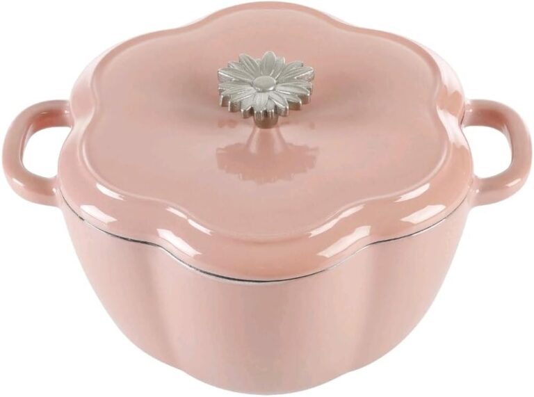 Enamel Cast Iron Dutch Oven 3Qt Review 2026: Durable Floral Lid Cookware Guide