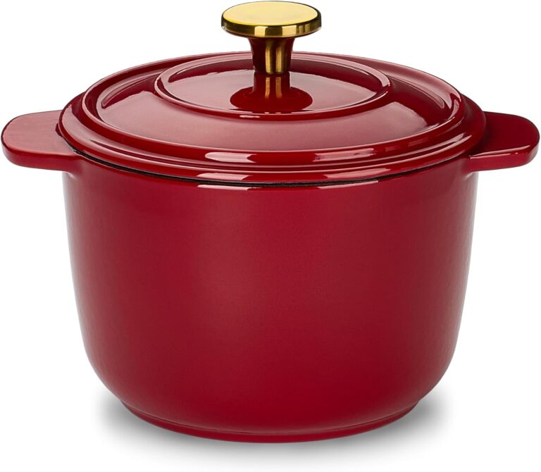 CAROTE 2QT Enameled Cast Iron Dutch Oven Review 2026: Perfect Mini Pot for Sourd