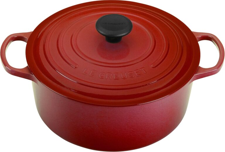 Le Creuset Enameled Cast Iron Dutch Oven Review 2026: Durable 5.5 qt Cerise Cook