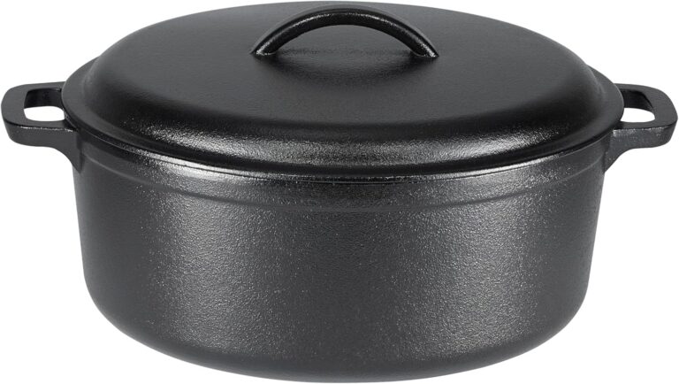 Amazon Basics Cast Iron Dutch Oven Review 2026: Heavy-Duty 7-Quart Pot with Lid