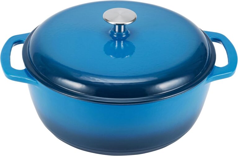 Amazon Basics Enameled Cast Iron Dutch Oven Review 2026: Heavy-Duty Oven Safe Po