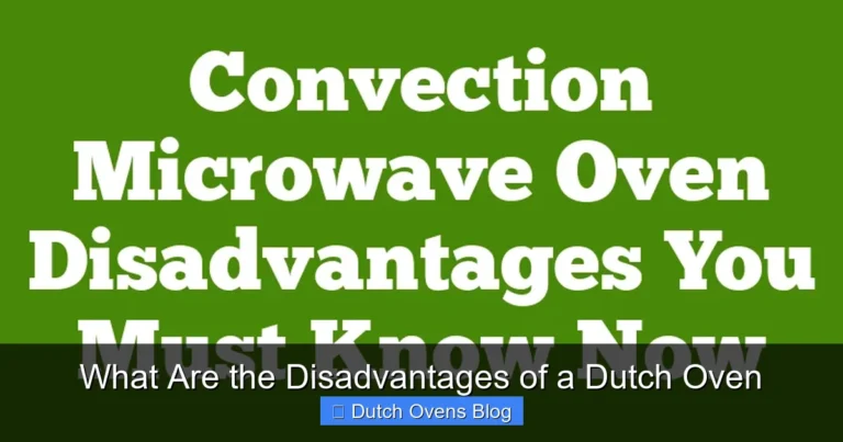 What Are the Disadvantages of a Dutch Oven