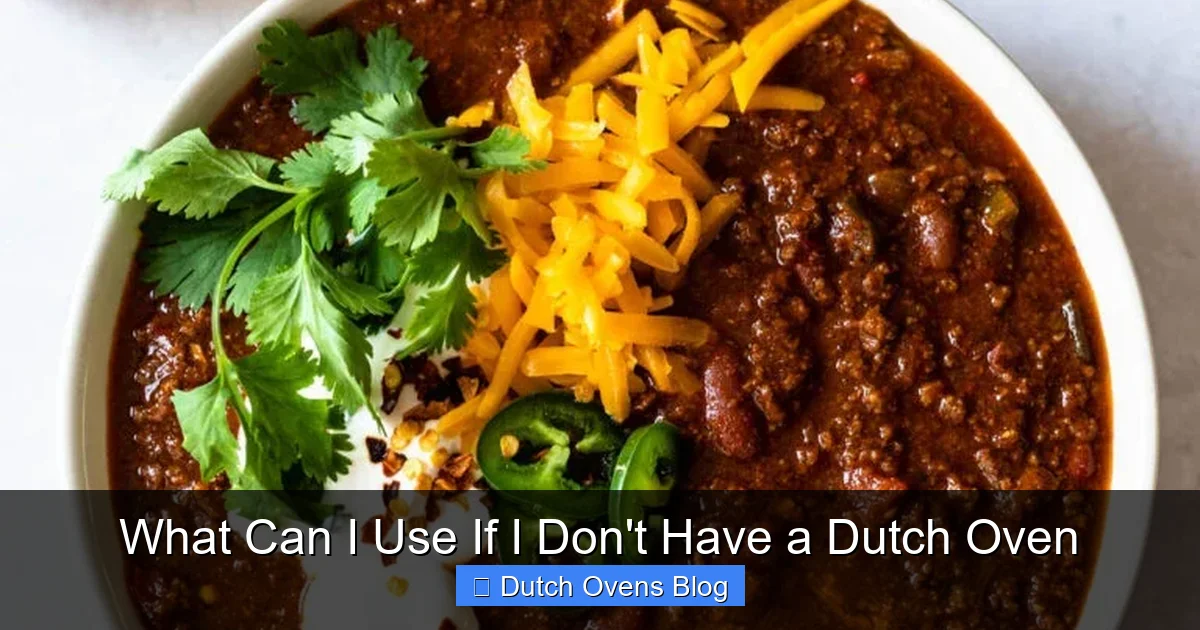 What Can I Use If I Don't Have a Dutch Oven
