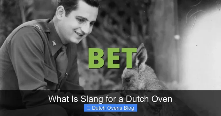What Is Slang for a Dutch Oven