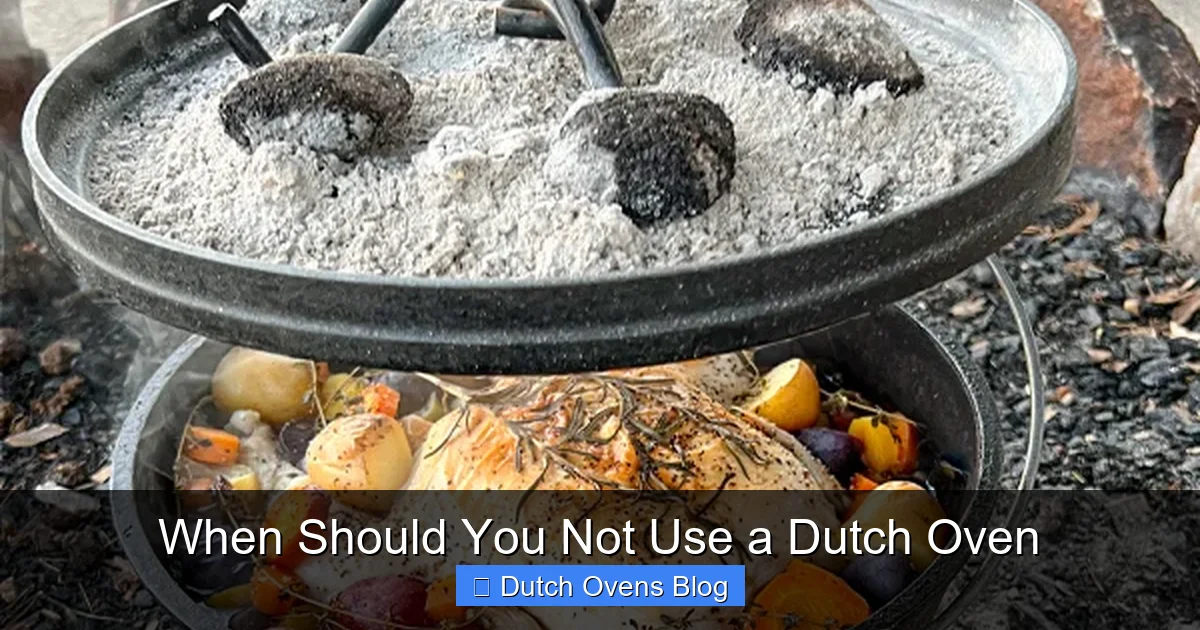 When Should You Not Use a Dutch Oven
